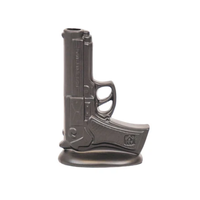 House vitamin Gun Flower Vase L - Ceramics- Black