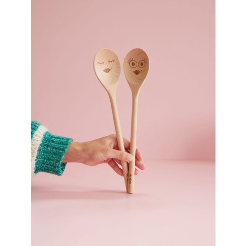 Rice Wood Cooking spoon per stuk 