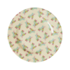 Rice Round Side Plate - Multicolor - Roller Skate Print