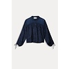 Pom Amsterdam Pom Amsterdam BLOUSE - Jacquard Midnight Blue