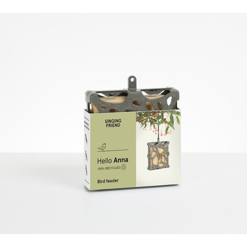 Singing Friend - Anna recycled plastic bird feeder  Singing Friend - Anna recycled plastic bird feeder