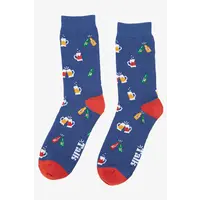 Sock Talk Bamboo - Beer Party Blue 40/46