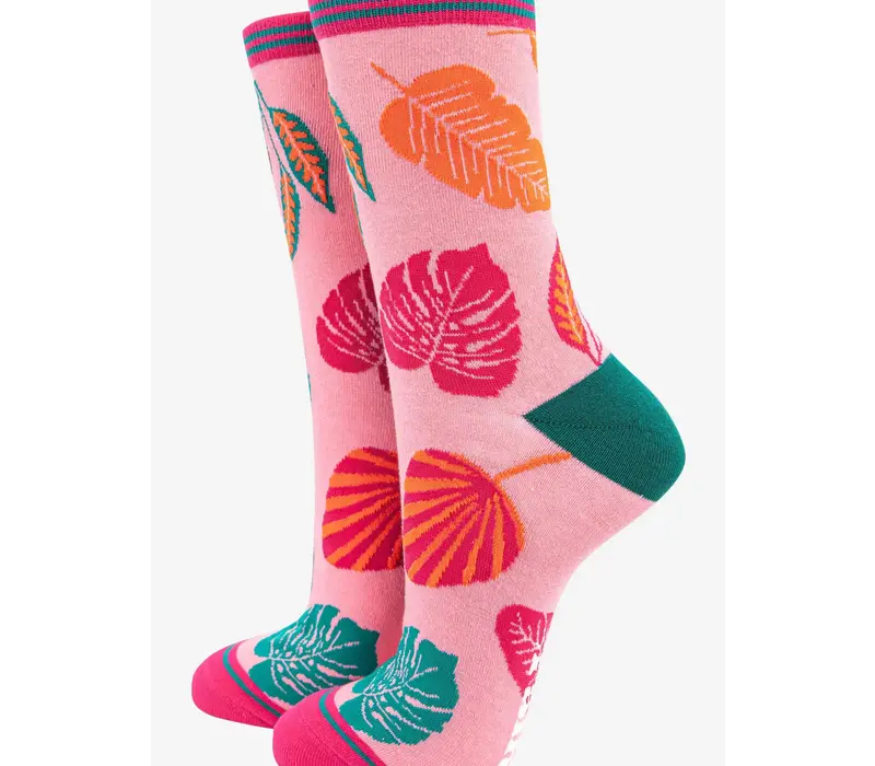 Sock Talk Tropical leafs 36/40