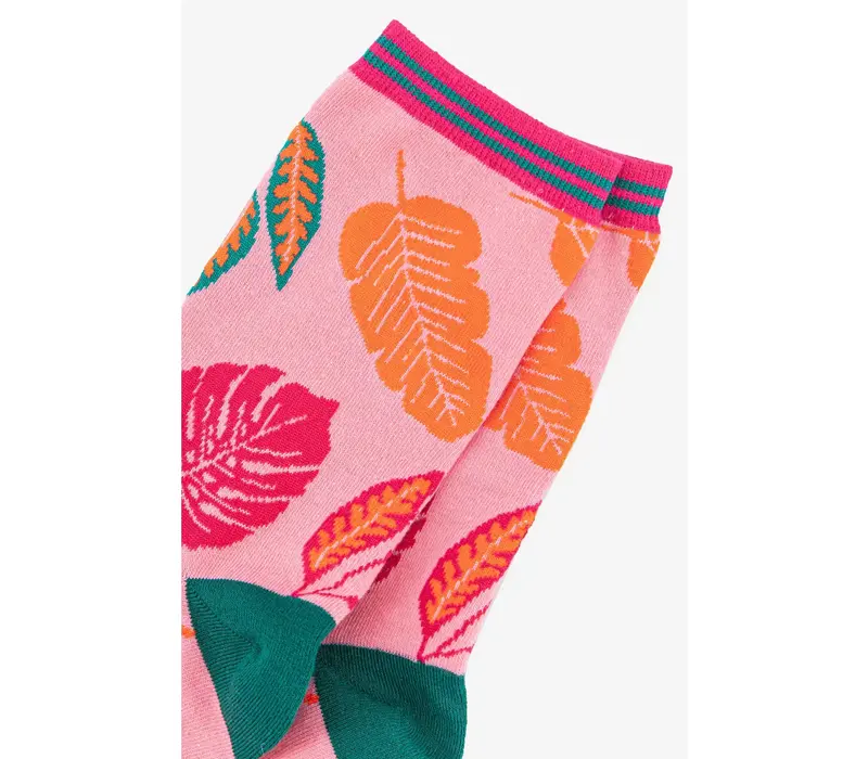Sock Talk Tropical leafs 36/40