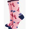 sock Talk Sock Talk Bamboo - Crab & Lobster Pink 36/40