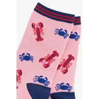 Sock Talk Bamboo - Crab & Lobster Pink 36/40