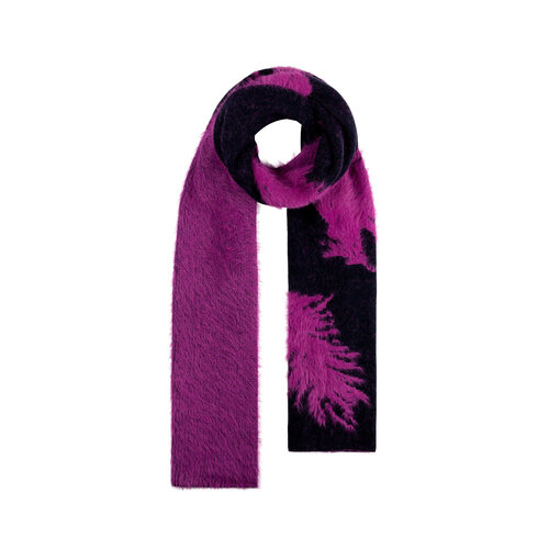 SALE! Pom Amsterdam -Shawl- Feathers Midnight Blue-OS 