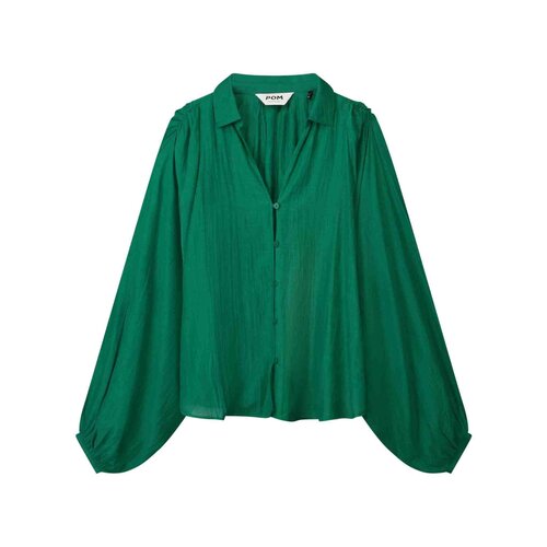 Pom Amsterdam BLOUSE - Lena Meadow Green Green 