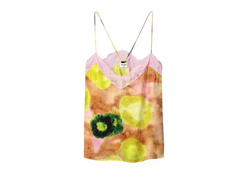 Pom Amsterdam Pom Amsterdam TOP - Cami Summer Bliss Lime Green