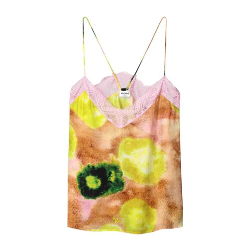 Pom Amsterdam TOP - Cami Summer Bliss Lime Green 