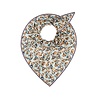 Pom Amsterdam !!!SALE!!! Pom Amsterdam SHAWL - Leopard Lush White