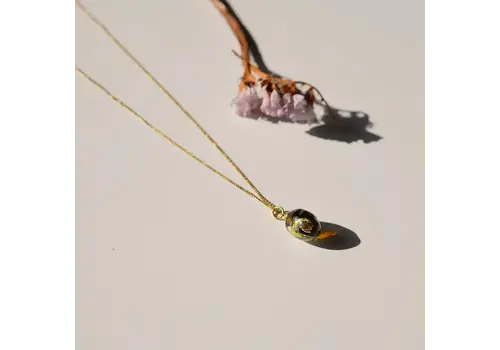 Vinoos Vinoos Wine Jewelry - ode to green collection - up cycled glass necklace proostparel