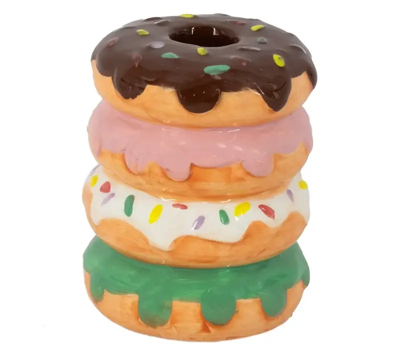 Kolony Aardewerk kaarsenstandaard donuts
