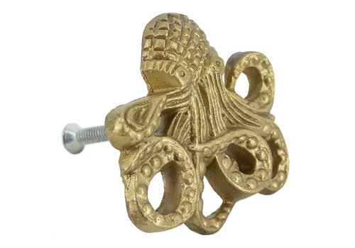Kolony Kolony Knopje octopus goud