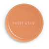 Vondels Vondels Ceramic petit four plate SWEET CLUB orange ø8.5cm