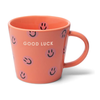 Vondels Ceramic espresso cup smileys SMILE coral 80ml