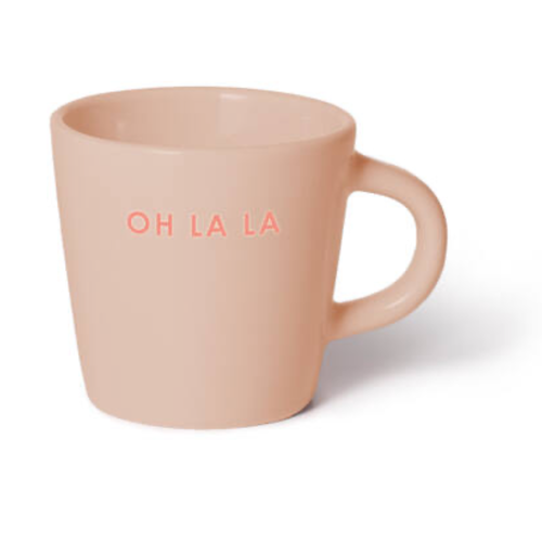 Vondels Ceramic espresso cup OH LA LA beige 80ml 