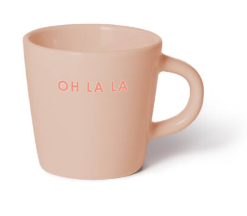 Vondels Ceramic espresso cup OH LA LA beige 80ml