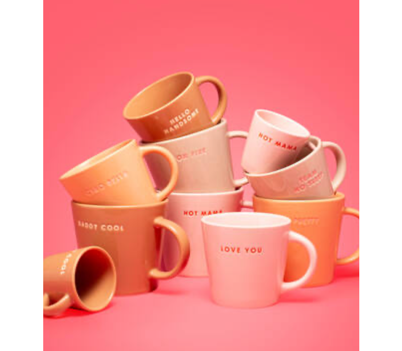 Vondels Ceramic espresso cup OH LA LA beige 80ml