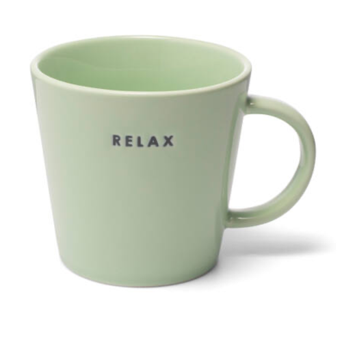 Vondels Ceramic tea cup RELAX light green 350ml 