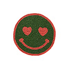 All the Luck in the World All the Luck in the World - Onderzetter Groene Smiley Roze Ogen