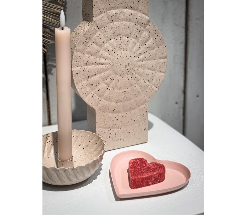 Kolony Metalen tray hart roze