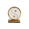 All the Luck in the World All the Luck in the World - Kaarthouder Brass Yinyang White White