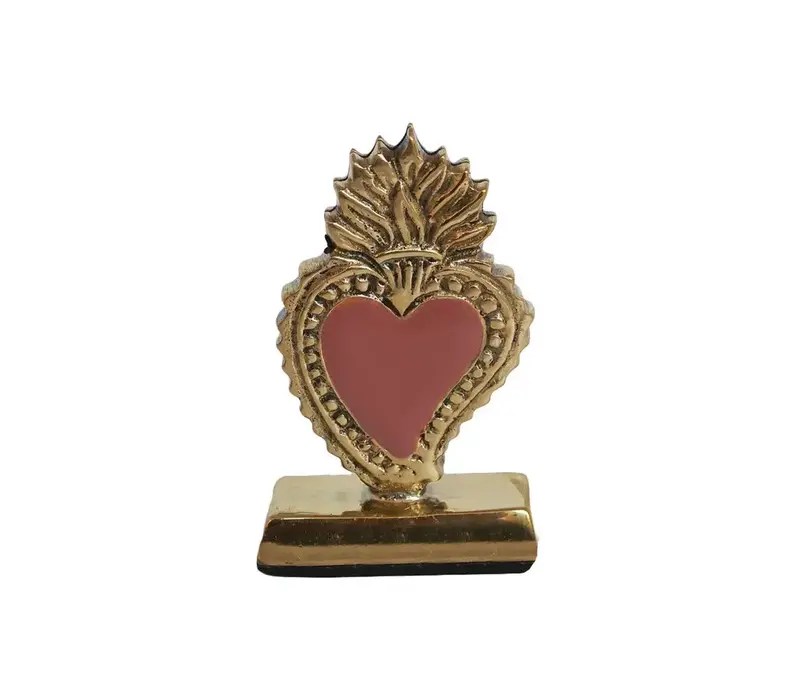 All the Luck in the World - Kaarthouder Brass Heart Fire