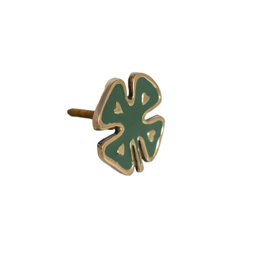 All the Luck in the World - Deurknop Messing Lucky Klaver 