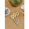 Rice by Rice Rice Melamine Teaspoon in 3 Asst.  Nathalie Lete Prints