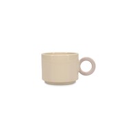 ONA - Beker 28cl beige/grijs Lou