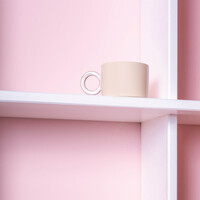 ONA - Beker 28cl beige/grijs Lou