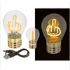Gloeilamp middelvinger