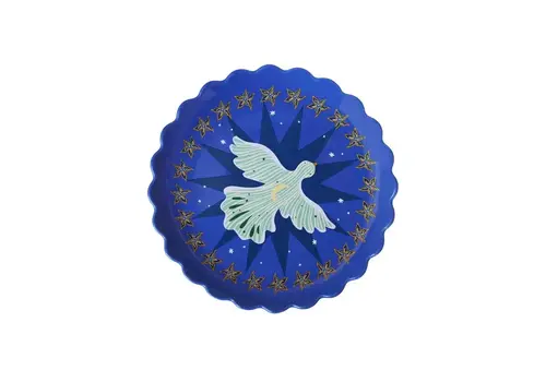 All the Luck in the World All the Luck in the World - Bord Blauw met Maan en Vogel