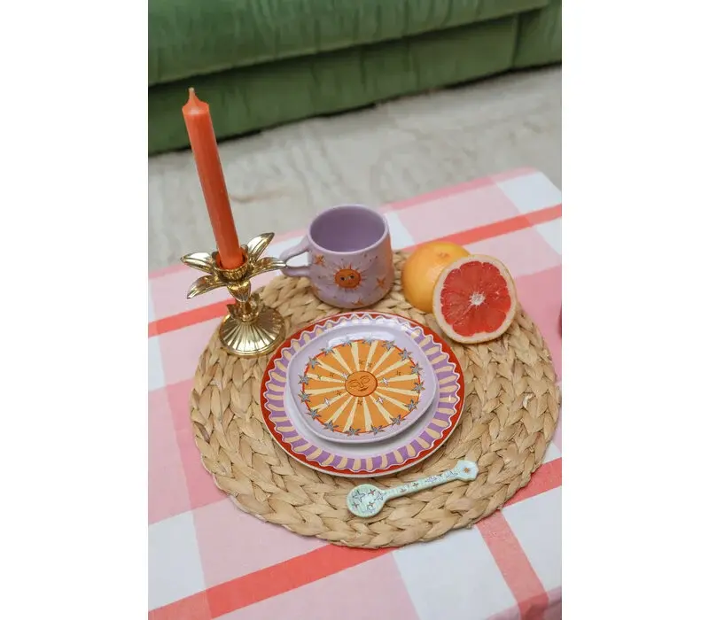 All the Luck in the World - Serveerbord Lila Zon met Sterren