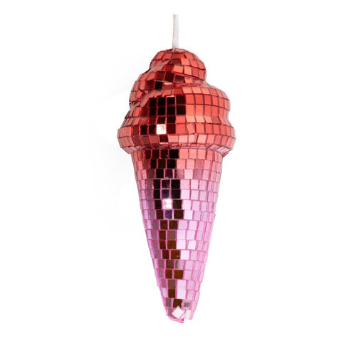 Kolony - Disco ijs 17cm roze/rood 