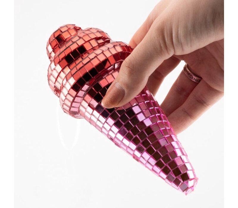 Kolony - Disco ijs 17cm roze/rood