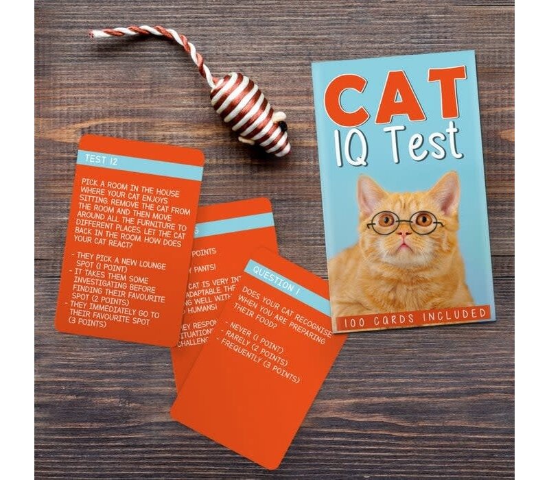 Gift Republic Kaartenset - Cat IQ Test