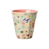 Rice by Rice Rice Medium Melamine Cup - Coral Ocean Print