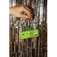 Yup in de Boom - Kerstbal - Boardingpass Amsterdam - Rio de Janeiro
