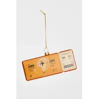 Yup in de Boom - Kerstbal - Boardingpass Amsterdam - Kaapstad
