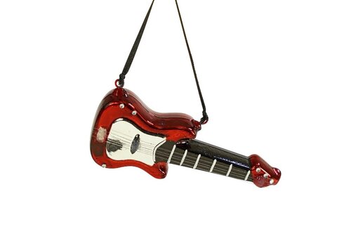 Werner Voss Glass hanger Guitar, red