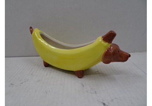 Kolony Kolony Aardewerk opbergbakje banaan hond