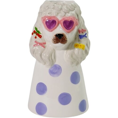 Kolony Aardewerk vaas poedel zonnebril 