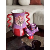 Kolony Aardewerk kaarsenstandaard duskdove