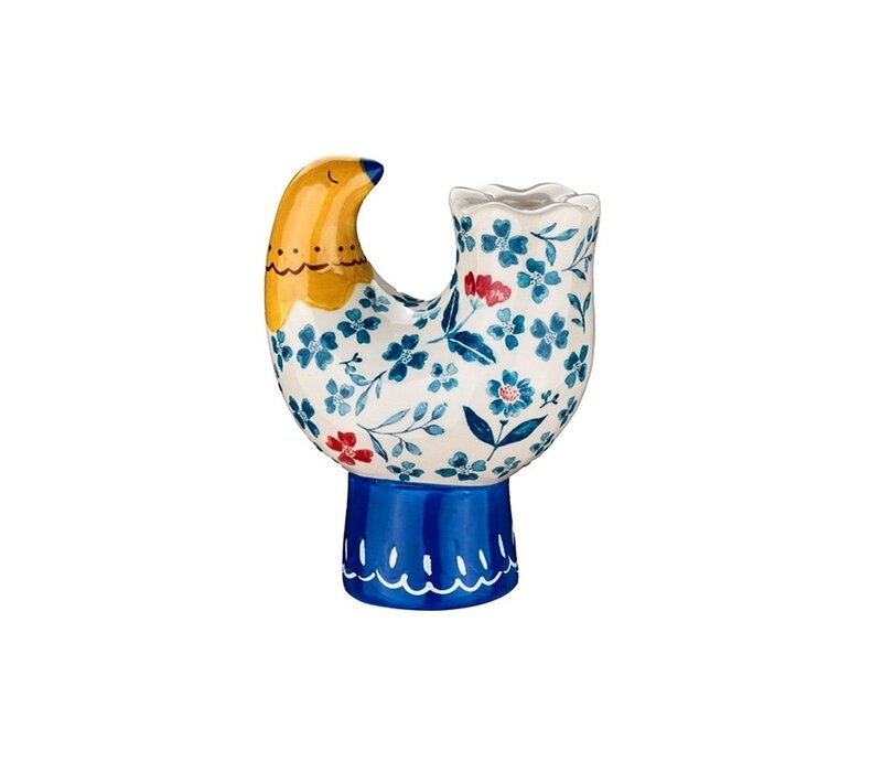 Kolony Aardewerk vaas floral bird