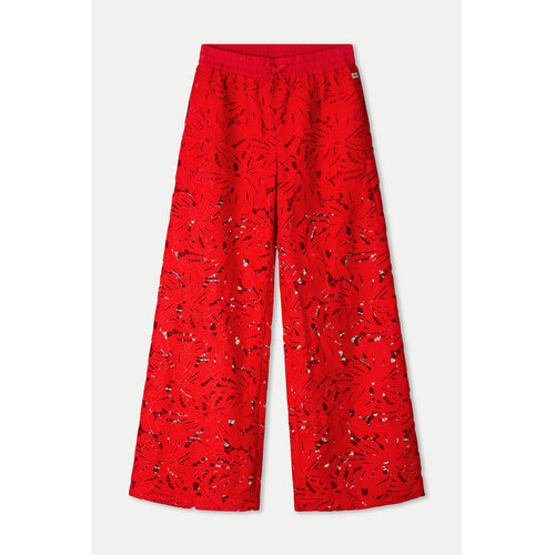 !!!SALE!!! Pom Amsterdam PANTS - Lace Bloom Red 