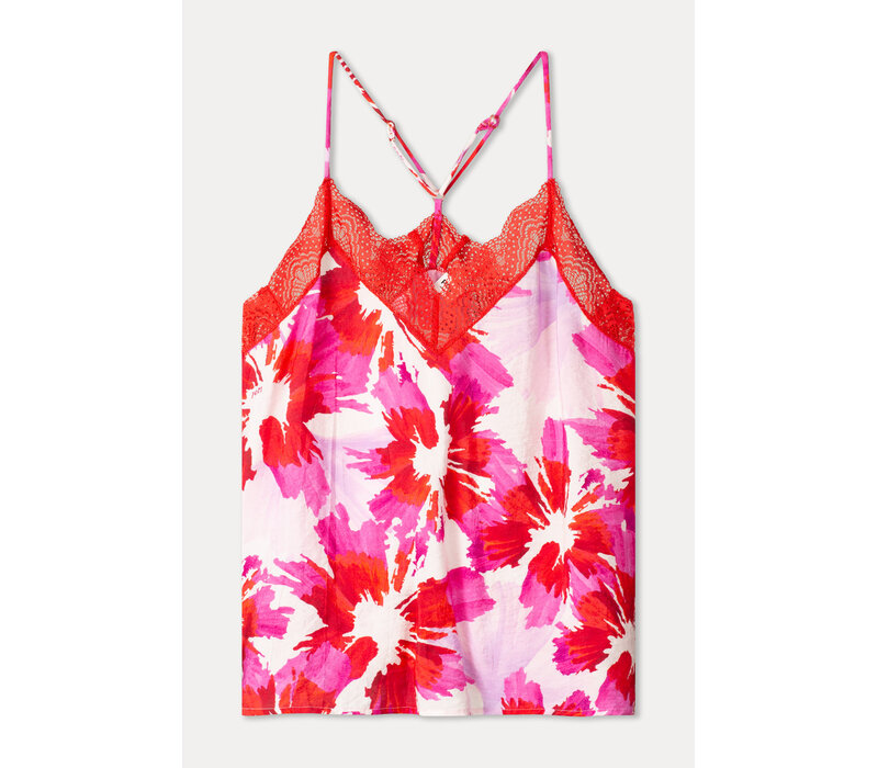 !!!SALE!!! POM Amsterdam TOP - Cami Bubble Bloom Lavender
