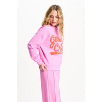 Pom Amsterdam SWEATER - Getaway Crew Pink