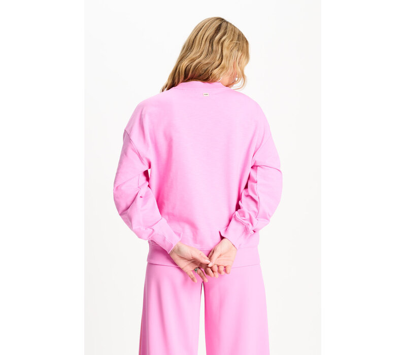 !!!SALE!!! Pom Amsterdam SWEATER - Getaway Crew Pink